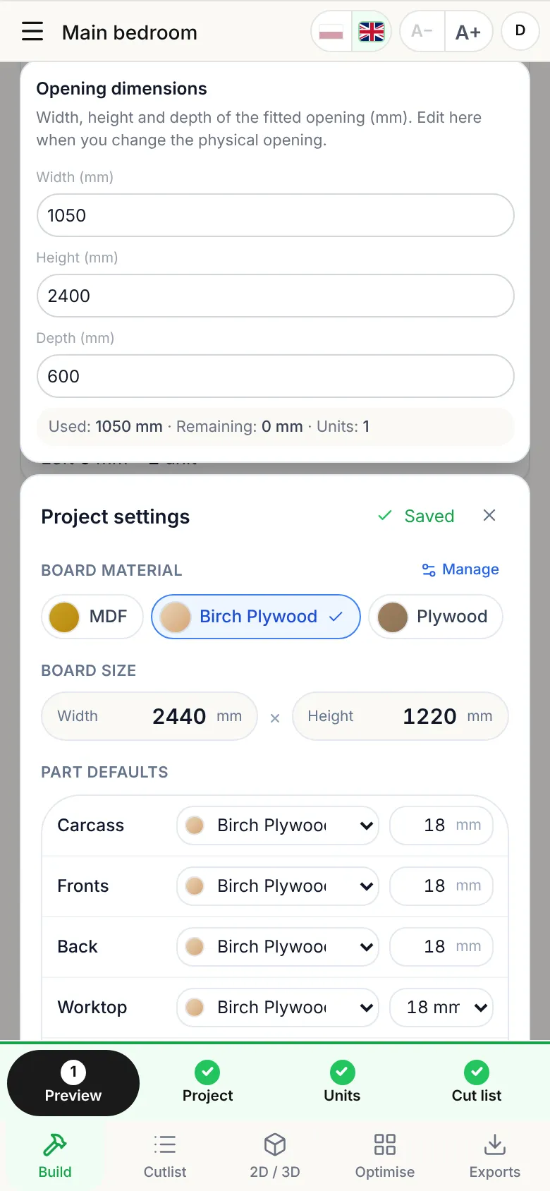 Step 4: Pick the board